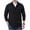 Black, variant on Men's Quick Dry Outdoor Hiking Shirts Casual Long Sleeve Button Down Shirts Fall Loose Fit Work Shirt with Pockets Black XXL