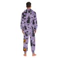 thumbnail image 4 of FORMRS Onesies Pajama for Adults Unisex Hoodie Winter Jumpsuit One Piece Sleepwear, Sizes S-2XL, Halloween Cats, 4 of 7