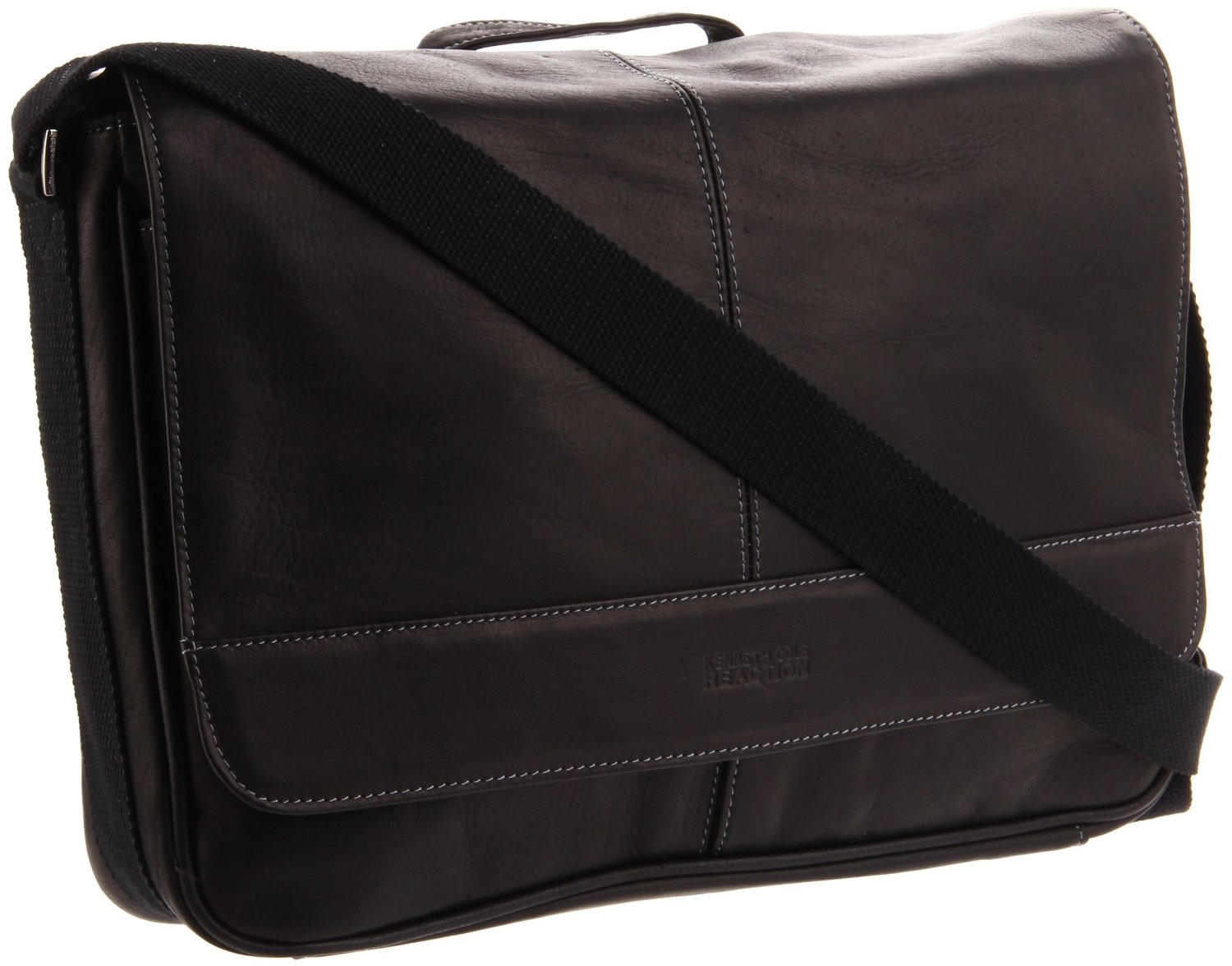 Kenneth Cole Reaction Columbian Leather Messenger Bag - Walmart.com