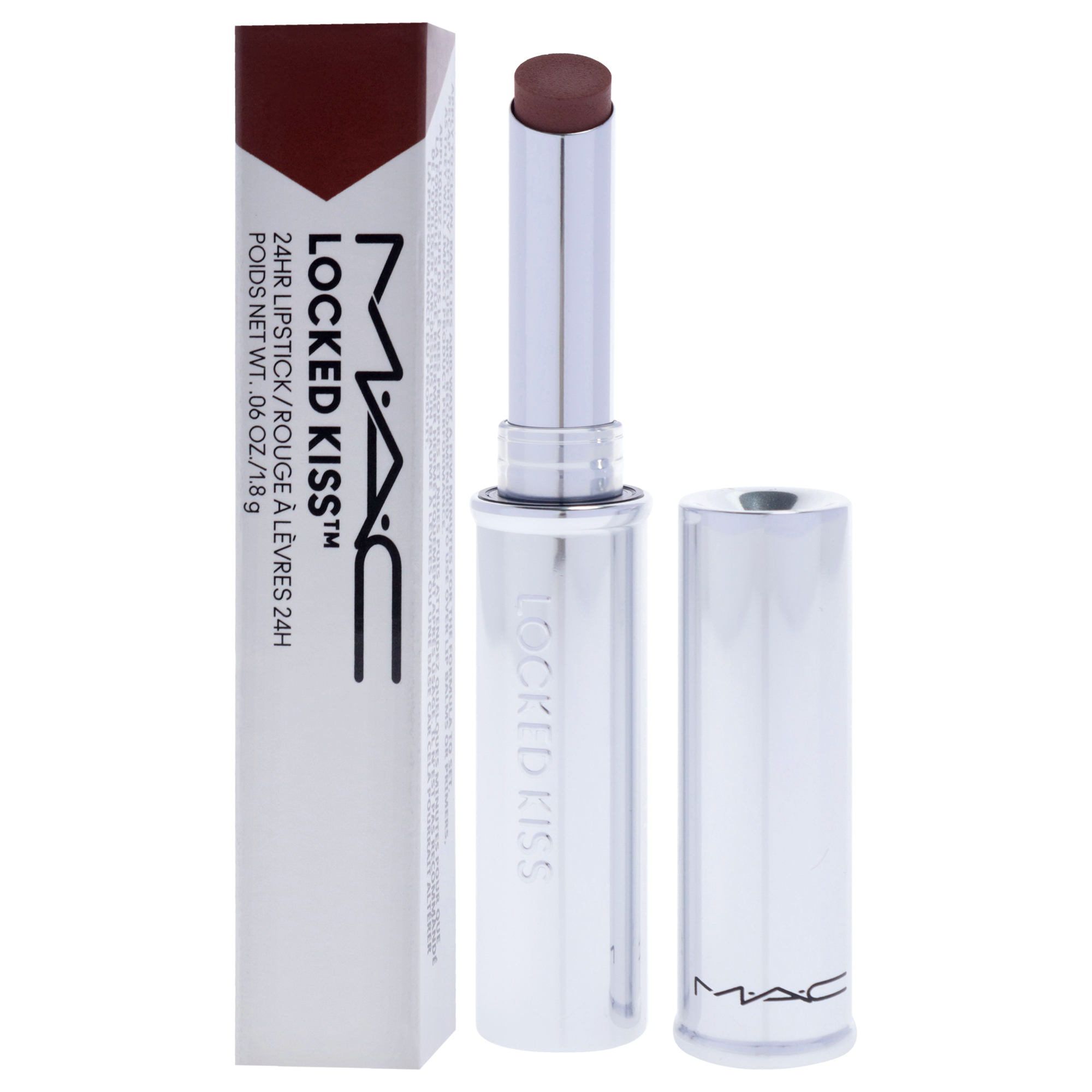 Locked Kiss 24 Hr Lipstick - 65 Posh by MAC for Women - 0.06 oz Lipstick
