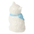 thumbnail image 5 of Mainstays Vanilla Dream Porcelain Nostalgic Cat with Bow Figurine Tabletop Decoration, 5 of 6