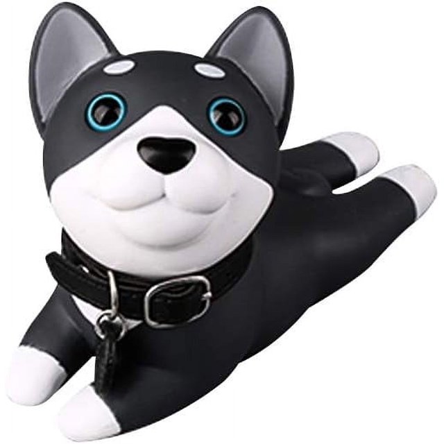 Tope de puerta con forma de gato, tope de puerta de silicona, bonito estilo de cuña para el hogar y la oficina, gato negro