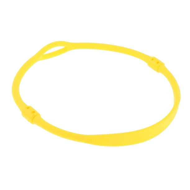 Collar regulador de buceo, soporte de pulpo, Flexible de silicona, accesorios de buceo Amarillo 82cm Soledad Collar regulador de buceo