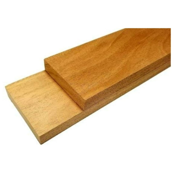 Mahogany Lumber - 3/4" x 4" (2 Pcs) (3/4" x 4" x 12")