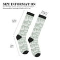 thumbnail image 4 of Pofeuu White Birds Print Compression Socks for Women & Men Circulation - Best Support for Nurses,Running,Athletic,Sports, 4 of 7