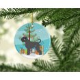 thumbnail image 2 of Black Russian Terrier Christmas Ceramic Ornament, 2 of 2