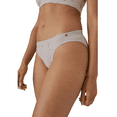 thumbnail image 4 of Lucky Brand Women's 3 Pack Crochet Lace  Seamless Bikini Panties-Gray / XL, 4 of 11