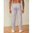thumbnail image 4 of COOFANDY Mens Twill Pants Stretch Waist Drawstring Chino Pants Straight Leg Casual Cotton Trousers Slacks with Pockets, 4 of 6