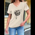 thumbnail image 3 of Camiseta de Mujer con Cuello en V y Temática Natural para Espíritus y Almas Errantes. Color L, 3 of 4