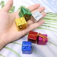 thumbnail image 2 of 12pcs Christmas Gift Boxes Assorted Cute Metallic Foil Wrapped Miniature Package for Christmas Tree Decoration 4cm/1.57inch, 2 of 9