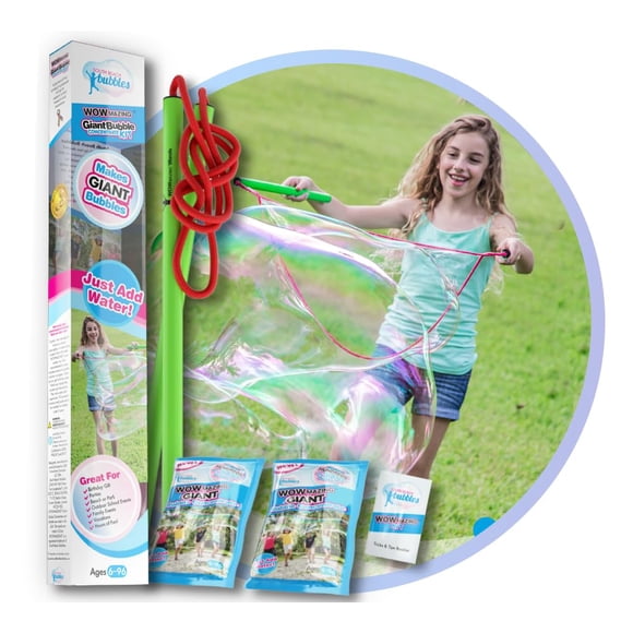 Juego de 4 piezas Bubble WOWMAZING Giant con concentrado USA