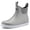 Gray, variant on Men's Deck Boots,Waterproof Ankle Rain Boots for Men