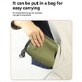 thumbnail image 4 of Tabouret Portable pour Alpinisme Randonnée, Tabouret Pliable avec Sac de Transport, Repose-Pieds Extérieur pour Pique-Nique Randonnée Pêche, 1 x Tabouret Portable, Vert, 4 of 8