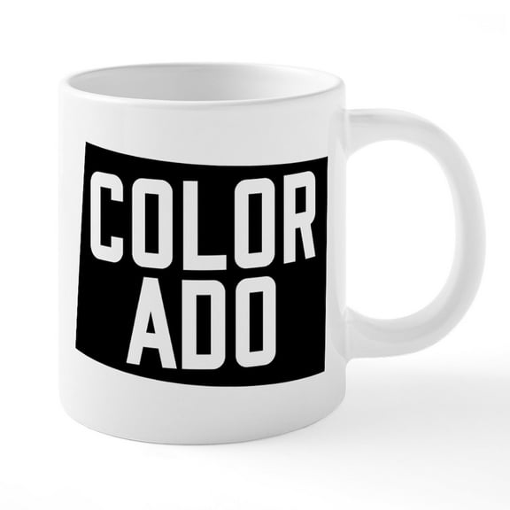 CafePress - Colorado - 20 Oz White Ceramic Mega Mug