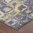 thumbnail image 3 of Addison Rugs Chantille Indoor/Outdoor Transitional Patchwork Purple Machine Washable Rectangle Rug, 3' x 5', 3 of 8