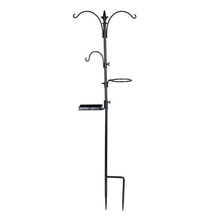 Mainstays Staked Iron Multi Level Birdfeeder Station Walmart Com