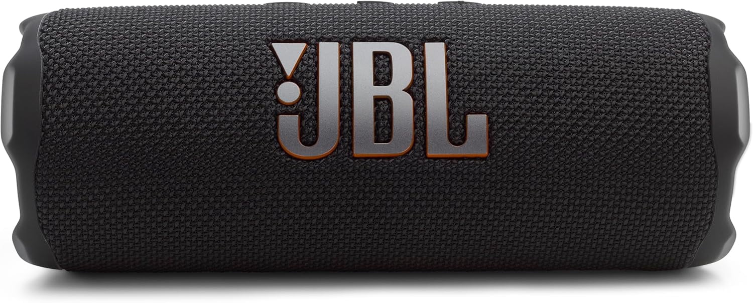 Open Box JBL Flip 7 - Portable waterproof and drop-proof speaker, Bold JBL Pro Sound with AI Sound Boost, 16Hrs of Playtime, and PushLock system with interchangeable accessories (Black)
