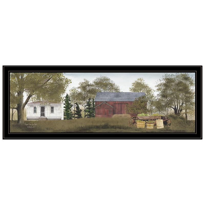 SWEET CORN FOR SALE Billy Jacobs 9x21 FRAMED PICTURE ART Wagon Barn Summer Farm 