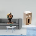 thumbnail image 2 of Figura de escritorio,Reloj de mesa con figura de globo terráqueo,decoración para oficina y hogar,caja de pañuelos,Caja de pañuelos de piel sintética para dormitorio,Caja de almacenamiento, 2 of 8