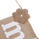 thumbnail image 4 of Bandera Cartel Empavesada de Mr Mrs de Arpillera Decoración De Boda Aniversario Compromiso De Flor Letras Blancas de Marrón Sunnimix Colgando la bandera de Hesse, 4 of 4