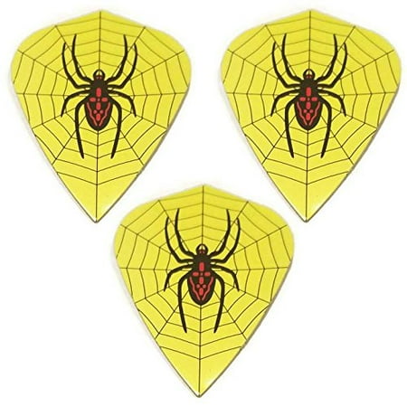 Designa 3 Pack Yellow Spider Web Kite 75 Micron Strong Standard Dart