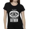 thumbnail image 2 of DC Comics T-Shirt en Coton Logo Blanc Batman pour Femmes, 2 of 4