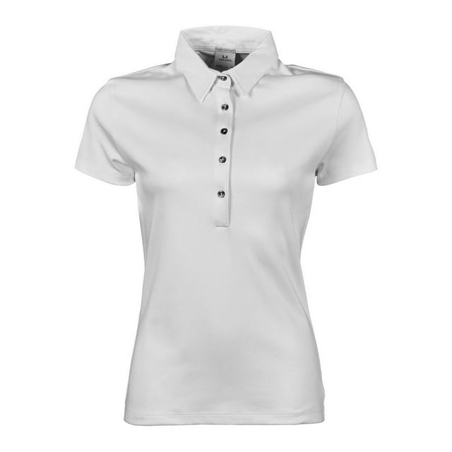 Tee Jays Polo en Coton à Manches Courtes pour Femmes Pima