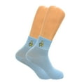 thumbnail image 4 of Cotton Mini Crew Socks for Women Thin and Breathable 3 Pairs - Style 4, 4 of 5