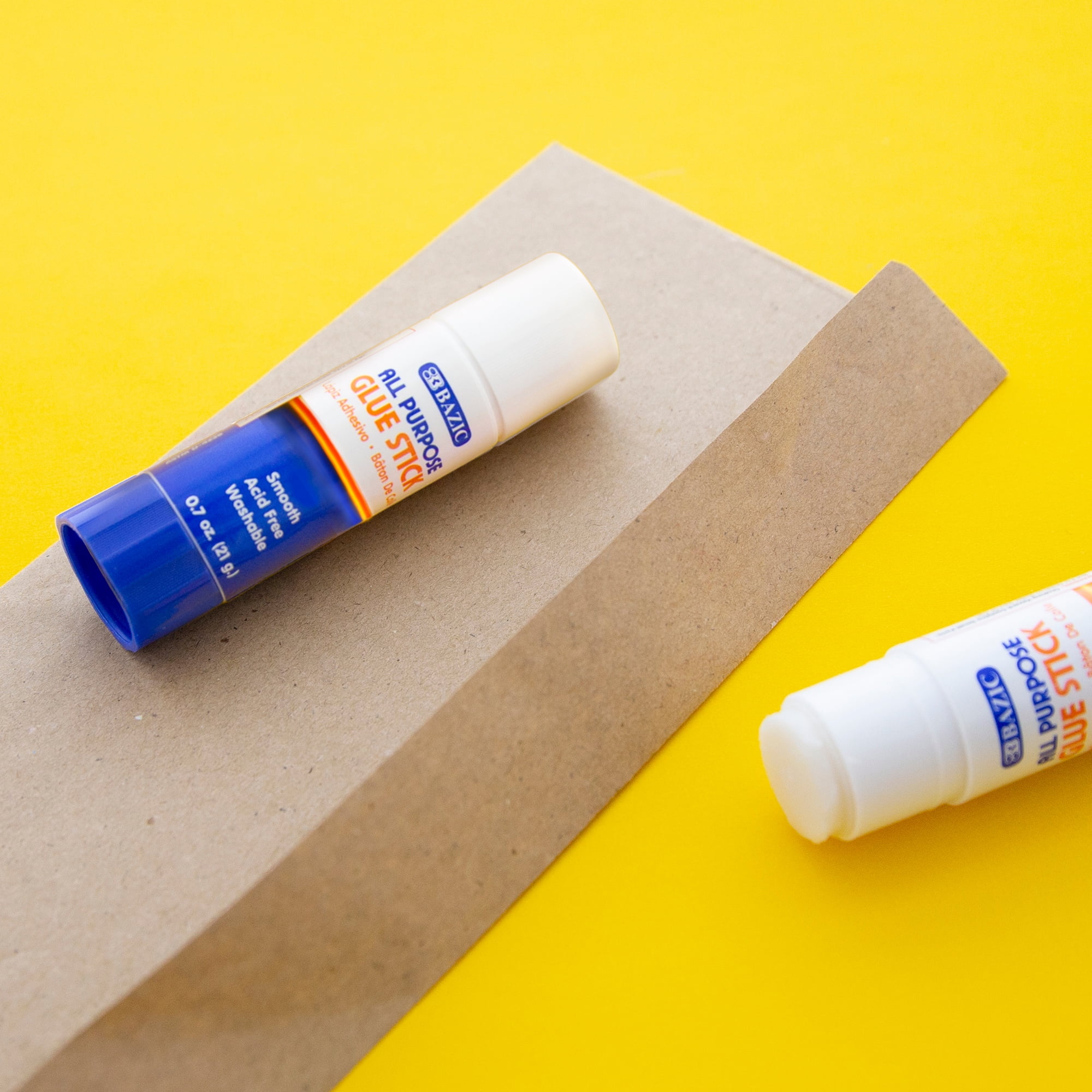 BAZIC Premium Glue Stick 21g/0.7 Oz , Acid Free, Glue Sticks (2/Pack), 24-Packs