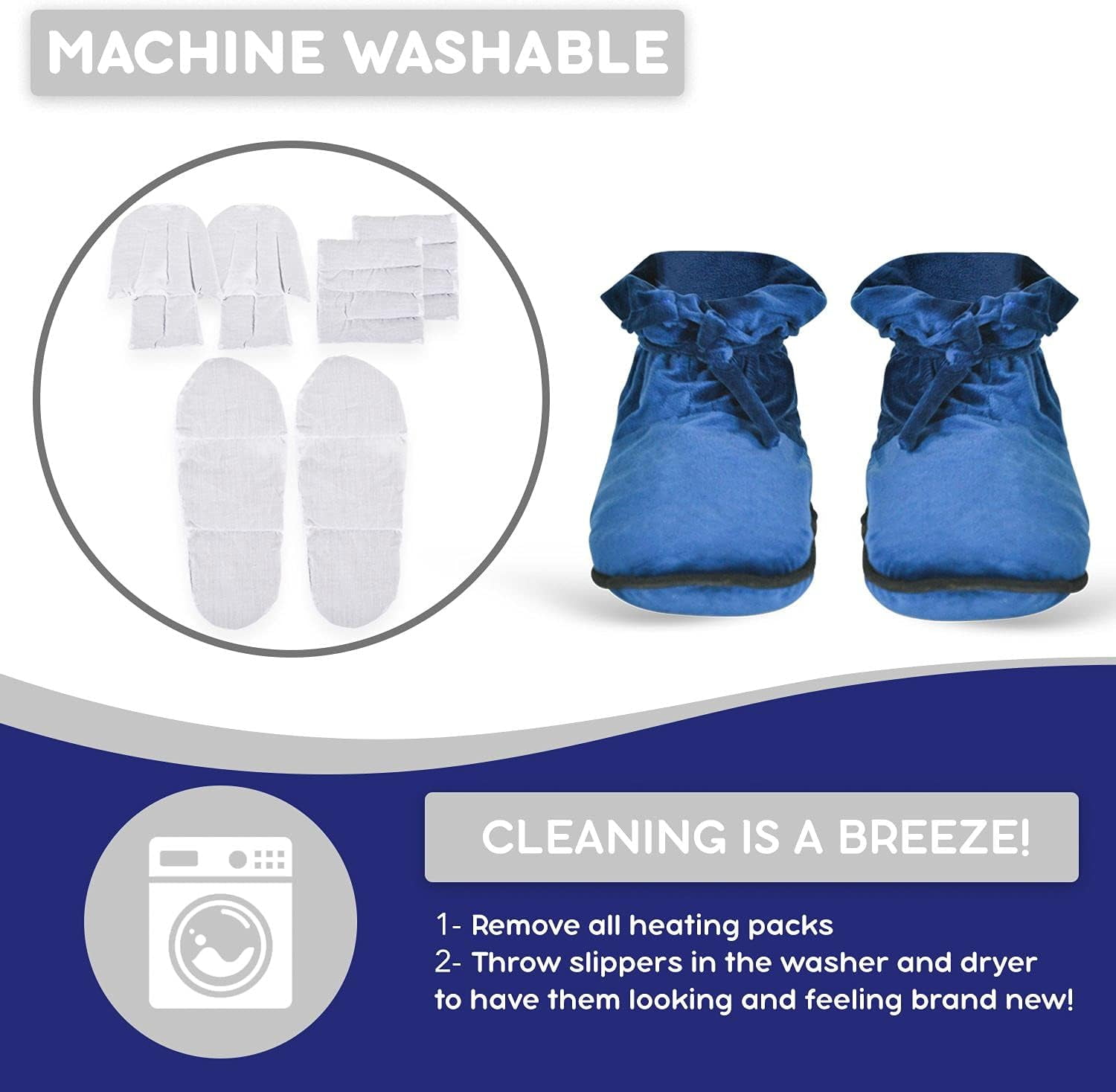 Microwave Heated Slippers