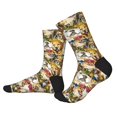 thumbnail image 2 of Pofeuu Watercolor Dogs Print Crew Socks, Adult Running Hiking Socks for Youth and Adult, 2 of 7
