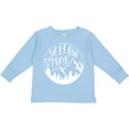 thumbnail image 3 of Inktastic Yellowstone National Park- Mountains Boys or Girls Long Sleeve Toddler T-Shirt, 3 of 5