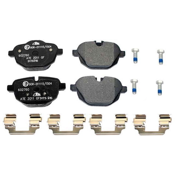 Rear Brake Pad Set - Compatible with 2017 - 2022 BMW 530i xDrive 2018 2019 2020 2021