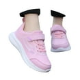 thumbnail image 4 of NIEWTR Kids Sparkle Sequins High Top Casual Adjustable Strap Canvas Shoes Girls and Boys Glitter Sneakers Breathable Walking Shoes (Pink,1.5), 4 of 9