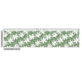thumbnail image 2 of Romantic Fabric by the Yard, Lilly Bouquet Valentines Day Themed Arrangement on Polka Dots Backdrop, Decorative Upholstery Fabric for Sofas Home Accents, 10 Yards, Pistachio Green White by Ambesonne, 2 of 4