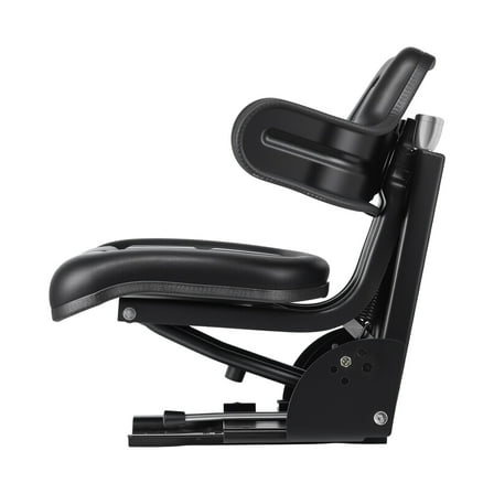 KFFKFF Universal Forklift Seat with Wrap-Around Design, Adjustable Tractor Suspension Seat with Micro Switch, Compatible with Various Tractor Models Including John Deere, Ford, Massey Ferguson