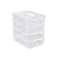 thumbnail image 2 of CREATITOY 1 Set 4-Tier Stackable Storage Boxes - Plastic Layered Organizers for Desktop & Closet, 2 of 7
