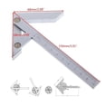 thumbnail image 4 of Herramientas de Calibre Central Cuadrado de de material acero Al Carbono de 4 Pulgadas para Carpintería de Bricolaje CUTICAT Herramienta Cuadrado central, 4 of 8