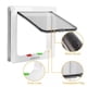 thumbnail image 4 of Puertas con solapa para perros y gatos: protectores de ventanas de vidrio corredizas, puertas con solapa para mascotas con bloqueo de 4 direcciones para puertas interiores y exteriores (L) JM, 4 of 5