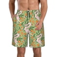 thumbnail image 1 of Balery Snake And Floral Traje de Baño Estilo Hawaiano para Hombre, Shorts de Secado Rápido con Bolsillos-Large, 1 of 6