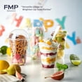thumbnail image 6 of Fit Meal Prep 100 Pack 16oz Disposable Plastic Coffee Cups with Dome Lids, To Go Iced Coffee Cups with Lids,Clear Parfait Cups for Party, Smoothie, Bubble Boba, Juice, Milkshake, 6 of 6