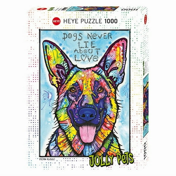 Heye : Puzzle 1000 pcs /  Jolly Pets , Dogs Never Lie