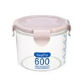 thumbnail image 1 of Food Storage Containers Airtight Plastic Stackable Design 600ml800ml1000ml Kitchen Refrigerator Use Space-saving Durable Leak-proof, 1 of 7