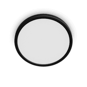 Philips LED 100-Watt 11.8 Super Slim Ceiling Light, Bright White, Black, Dimmable, Flush Mount (1-Pack)