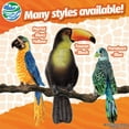 thumbnail image 2 of 10 inch Realistic Parakeet Plush Toy, Soft and Cute Stuffed Bird for Kids and Adults - Green, 2 of 6