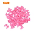 thumbnail image 3 of Uxcell 50 Pcs Mini Lazo de Cinta 1" Mini Cinta de Tela de Satén Flores Lazos Rosa Claro, 3 of 4