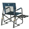 thumbnail image 3 of GCI Outdoor Freestyle Rocker with Side Table Foldable Rocking Camp Chair, Heathered Indigo, 3 of 9