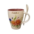 thumbnail image 1 of Ensemble Tasse et Cuillère Calendula d'Octobre, 1 of 1