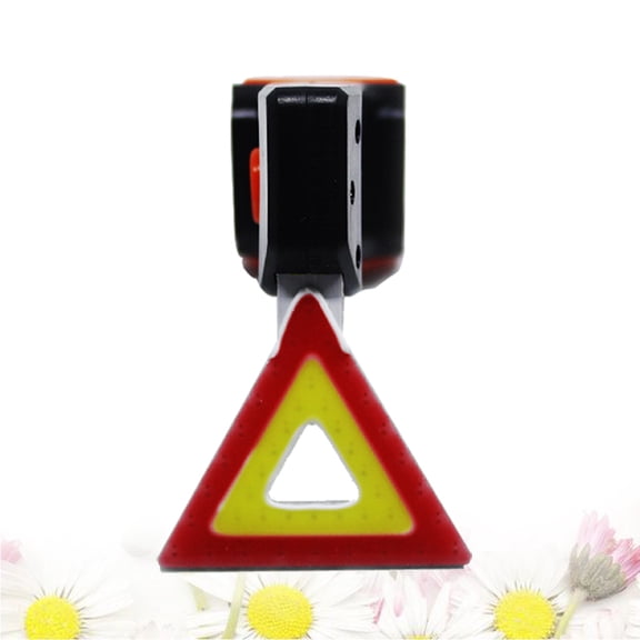 FOMIYES Rear Bike Light USB Rechargeable with Waterproof USB Port and Adjustable Tape Fastener