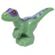 thumbnail image 3 of Minifigura de juguete LEGO Jurassic World Baby Raptor con laboratorio de ADN, 3 of 8